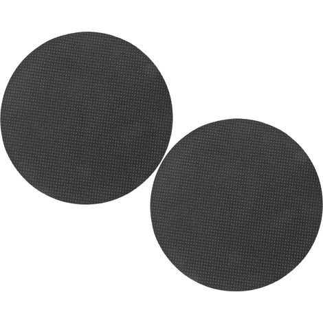 Lot de 2 tapis de cuisine ronds en feutre résistant à la chaleur, antidérapants et lavables, pour friteuse et micro-ondes, 30 x 30 cm. (1/5)