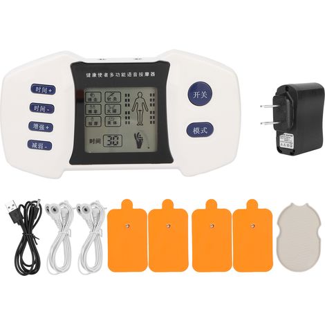 Appareil électrique multifonction de stimulation musculaire, soulagement des douleurs et des raideurs, relaxant musculaire, prise américaine 100-240V (1/5)