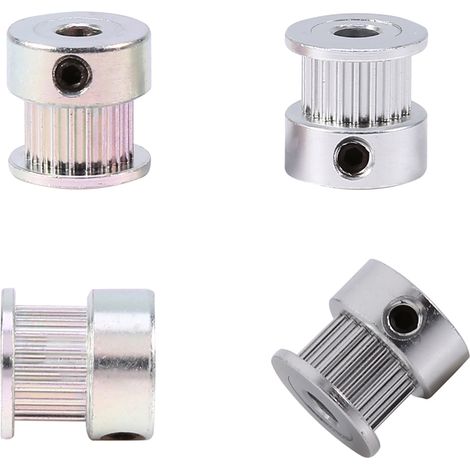 Poulie synchrone 2GT-20, 6 mm de large, 5 mm de diamètre intérieur, 16 mm de haut, standard. (1/5)