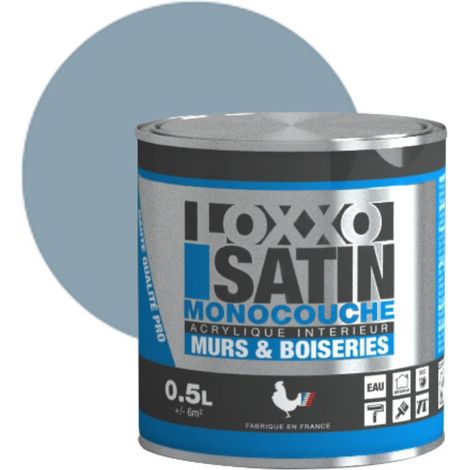 Peinture Acrylique Satin Monocouche Murs & Plafonds 0.5 L - Loxxo