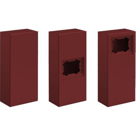 Palo per faretto lombardo stile next, colore corten, lom lb1100004 (1/2)