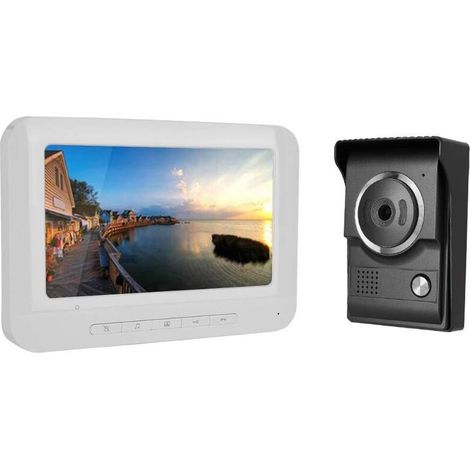 Türklingel, Türklingel, LCD-Bildschirm für Wohnungen, Villen, Hotels (EU-Stecker) (1/5)