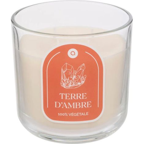 Bougie Parfumée en Verre "Floa" 350g Ambre (1/3)