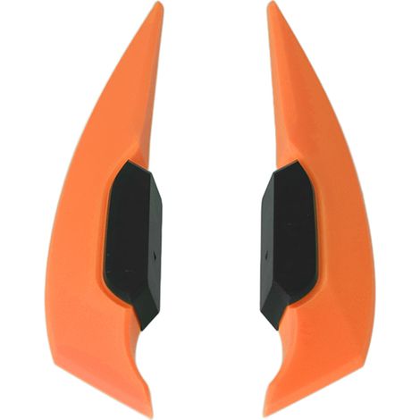 1 paire d'ailerons latéraux pour moto, aileron aérodynamique, universel pour vélos électriques, orange (1/5)