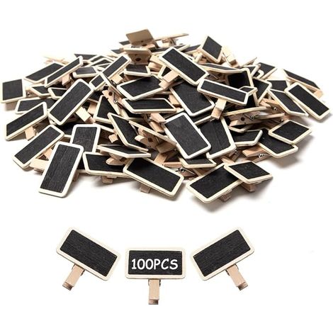 Mini Slate Board with Clip Tags Slate (1/5)