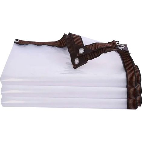 Outdoor Furniture Tarp, couverture transparente pour patio, véranda, abri de jardin, imperméable, pour couverture Henhouse Porch Canopy Plant Camping 2 x 3 m / 6,56 x 9,84 m