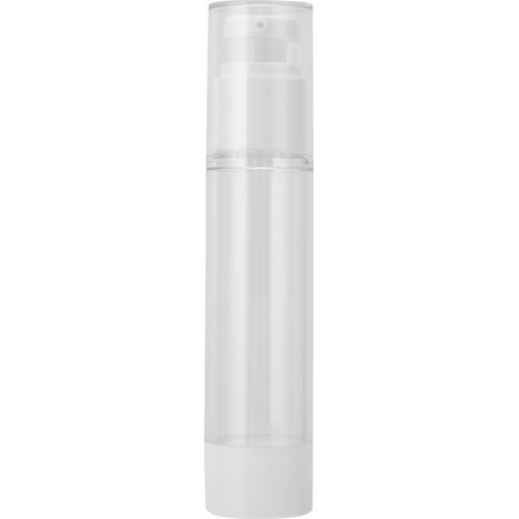 Flacon pompe rechargeable 50ml transparent pour voyage, contenant lotion en plastique réutilisable (1/5)