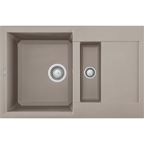 Lavello Elleci da incasso Easy 325 Granitek 43 Tortora LGY32543 (1/2)