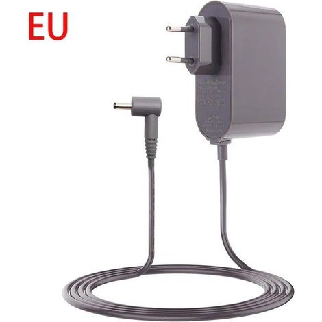 Chargeur aspirateur sans fil 30,45 V 1,1 A, adaptateur secteur compatible V10 V11 V12 V15 Dyson, prise EU, câble de charge gris (1/5)