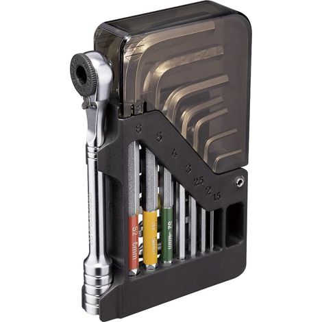 Zusammenklappbares tragbares Mehrzweckwerkzeug Mini Tool, Schwarz und Silber (1/5)