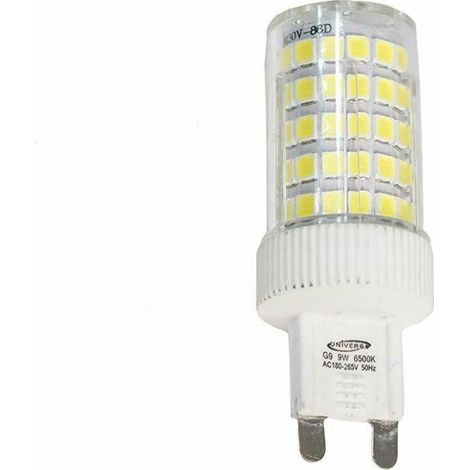 TrAdE Shop Traesio - Lampadina Led G9 7 Watt 86led Smd Universale Luce Bianca Calda Naturale Fredda - -Bianco Caldo -