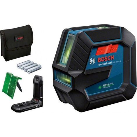 Gll 2-15 G Láser de líneas haz verde Gll 2-15 G + Soporte Lb 10 (caja de cartón)