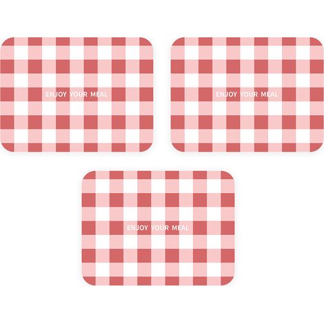 3 sets de table en PVC, 30x40 cm, antidérapants et isolants thermiques, pour restaurants, hôtels et usage domestique (1/5)