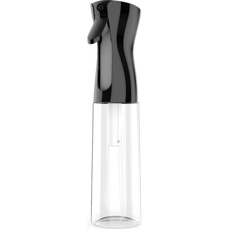 Haarspray, Stylingspray 300 ml, ultrafeiner Haarnebel, Werkzeug für Friseure/Pflanzen/Blumen, Schwarz + Transparent