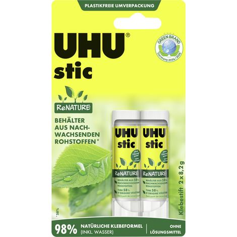 UHU stic ReNATURE 2 x 8,2 g Klebestick