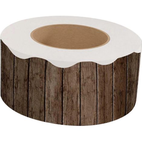 Décorations pour tableau d'affichage - Autocollants de bureau - Décoration de rentrée scolaire - Bordure roulée pour tableau d'affichage-2000x7cm-Black (1/3)