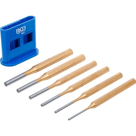Juego de punzones bgs acero cromo vanadio 150 mm