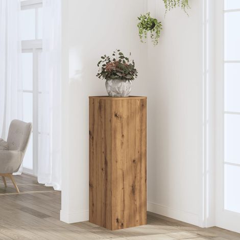 Vidaxl – Support pour plantes 33x33x100 cm en bois d'ingénierie – Design minimaliste – Capacité de charge 50 kg – Pour intérieur