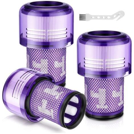 3er-Pack HEPA-Filter für Dyson V12 Detect Slim Absolute, Ersatzfilter für V12, waschbares Zubehör für Dyson, Filter für V12, Artikelnummer 971517-01 (1/4)