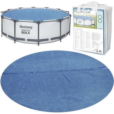 Pare-soleil pour piscine / Couverture de piscine - 366 cm Bleu 836 (1/5)