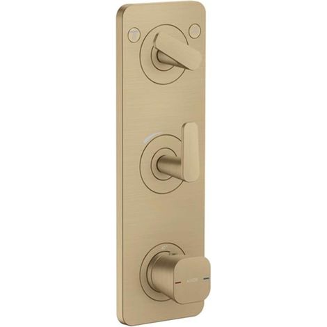 Axor Citterio C - Miscelatore termostatico ad incasso per 2 utenze, color bronzo spazzolato 49700140 (1/2)