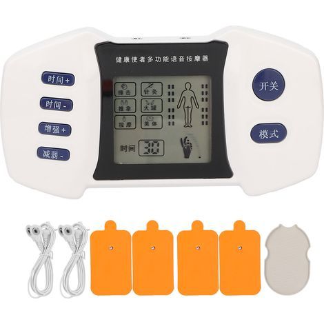 Stimulateur Musculaire Électrique Numérique avec Fonction Vocale et Massage par Impulsions (1/5)
