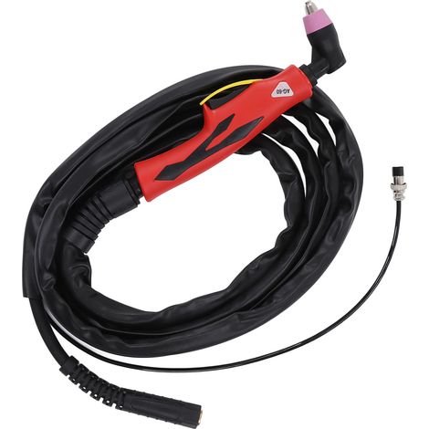 Torche de découpe plasma avec câble en cuivre et caoutchouc ignifugé de 4 m, pistolet de découpe plasma à air comprimé pour usine (1/5)