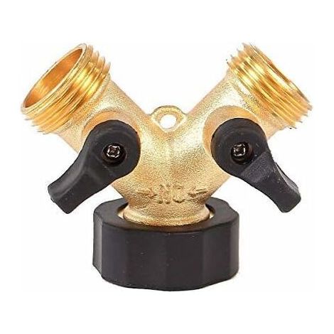 Kanana 2-voies Y-Distributeur pour Zulaufschläuche, 3/4 Pouces pour Connexion de 2 Appareils (YV03) (1/5)
