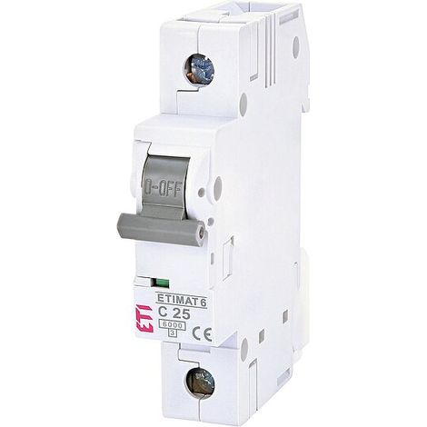 Leitungsschutzschalter 1P C 25A 6kA AC etimat 6 002141518