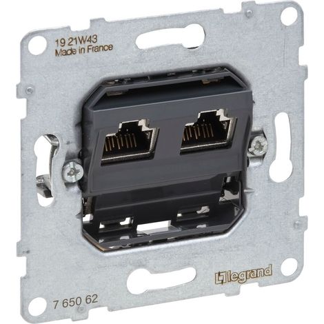Legrand EINSATZ DATENDOSE 2 X RJ45,KAT (765062 SEANO) (1/3)