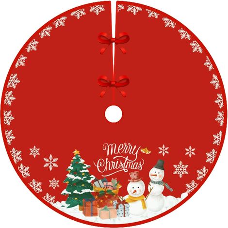 120cm Durchmesser Weihnachtsbaumrock, handgefertigte Weihnachtsbaummatte, Weihnachtsbaumunterschürzen, Weihnachtsbaumschmuck, Wohndekoration, Weihnachtsstich