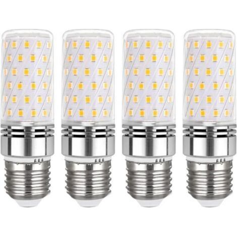 Ampoule E27 Mais LED 16W Blanc Chaud 3000K, 1450LM, 360° Lumière, Équivalent Halogène E27 100 Watt, AC 230V, Non-dimmable, Lampe LED E27 Mais Chaud pour Plafonnier, lot de 4