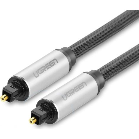 Ugreen AV108 10540 Optisches Toslink/SPDIF-Kabel 2 m - Grau