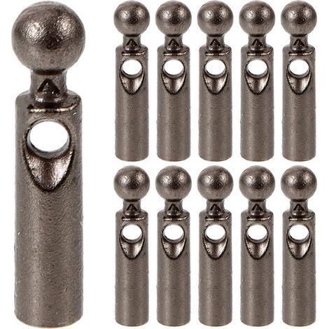 11 perles métalliques pour embout de parapluie pliant-1.4X0.2CM (1/4)