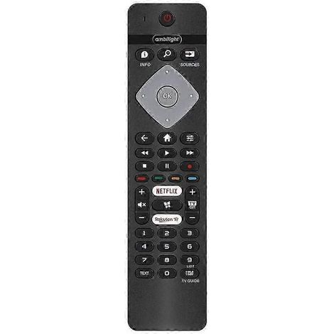 Télécommande de remplacement pour tous les téléviseurs LED intelligents Ambilight 4K : 75PUS6754/12, 65PUS6754/12, 65PUS6704/12, 55PUS6754 (kns) (1/5)