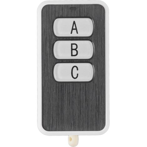 315-MHz-Funk-RF-Schalter, 6 V, 3 Tasten, Diebstahlsicherung, Funkfernbedienung für automatische Türen und Elektroautos (1/5)