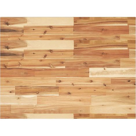Dessus de bureau fini à l'huile 80x60x2 cm bois d'acacia massif