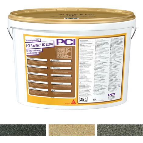 PCI Pavifix 1K Extra 25kg Pflasterfugenmörtel Natur-/Betonwerksteinbeläge anthrazit (1/5)