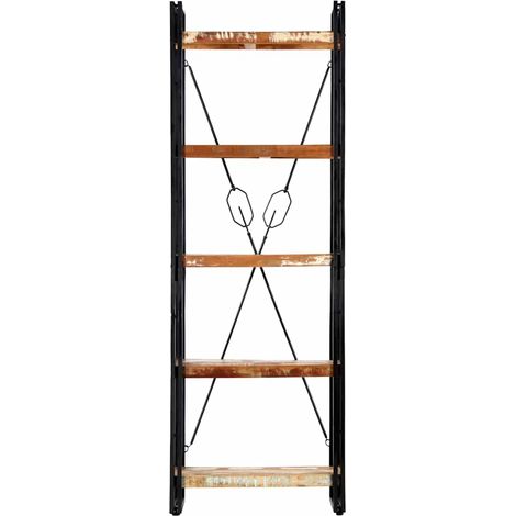 Maison Exclusive - Libreria a 5 Ripiani 60x30x180 cm in Massello di Recupero (1/5)