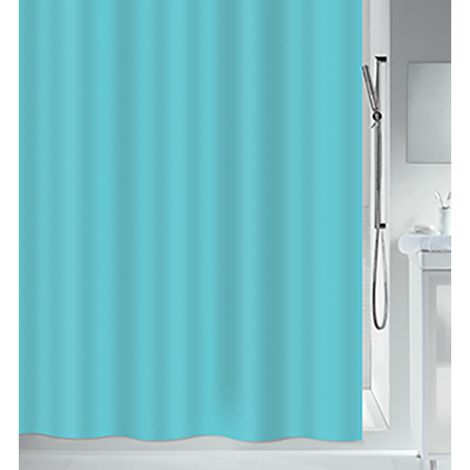 Spirelle Rideau de douche Polyester ATLAS 180x200cm Bleu turquoise Spirella (1/2)