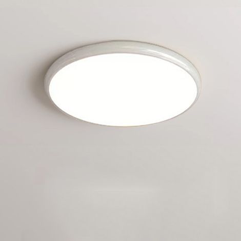 Plafonnier LED 30 cm, plafonnier à intensité variable, 3 températures de couleur disponibles (3000K/4000K/6000K), pour cuisines et aux salons (blanc). (1/5)