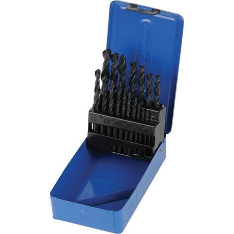 Mèches en acier rapide HSS-R, 19 pcs 1 - 10 mm (1/3)