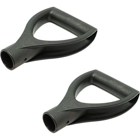 Pelle à neige avec poignée en D (lot de 2), poignées de rechange en plastique, accessoires de jardinage (1/5)