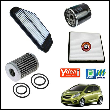 Bb-094 kit specifico gpl / metano chevrolet spark 12 gpl 60kw 2010