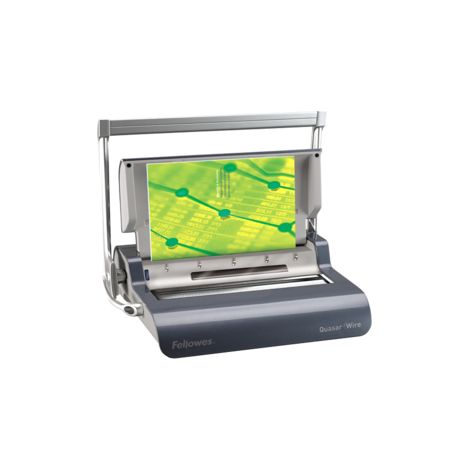 Encuadernadora de Canutillo Fellowes Quasar Wire/ Plata