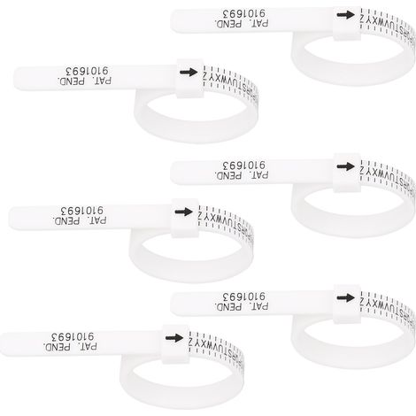 Jauge de Mesure de Doigt 6 Pièces pour Bijoux et Bagues, Outil de Précision (1/5)