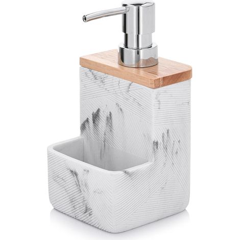 Duka Modern Geschirrspülmittelspender 200 ml Weiß Grau (1/4)