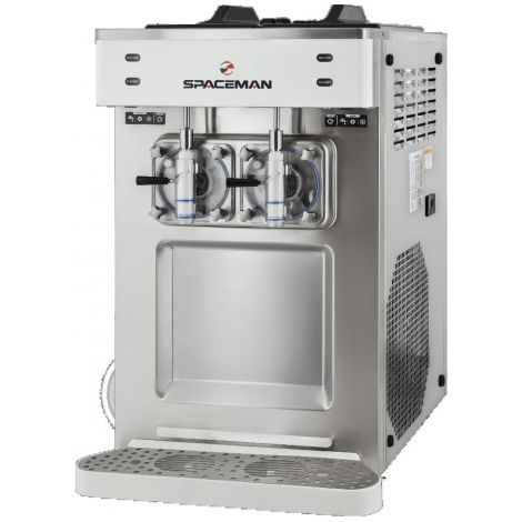 Machine à Granité & Milkshake sur Comptoir 2 Parfums 2 Cuves de 12 Litres - Spaceman