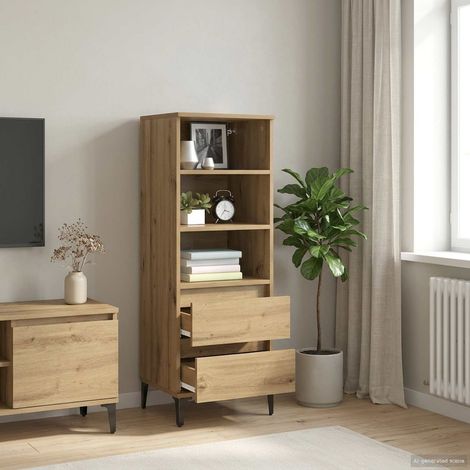 Aparador alto Roble artisan 40 x 36 x 110 cm (1/4)
