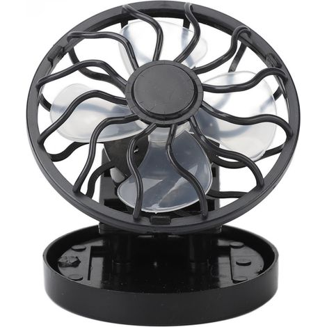 Hocheffizienter und zuverlässiger tragbarer Solarventilator, 2800 U/min, mit Klemme, ideal zum Angeln, Wandern und für Filmabende.